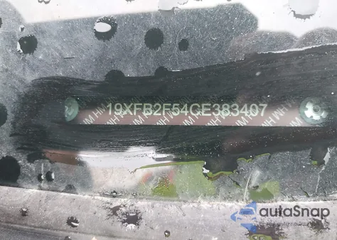 2012 Honda Civic Lx из США, поврежденный, VIN 19XFB2F54CE383407